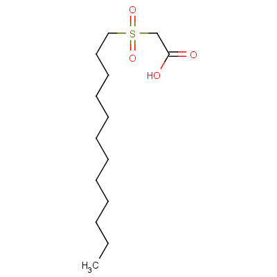 2-(十二基磺酰基)-乙酸结构式_13887-93-9结构式
