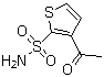 3-乙酰基噻吩-2-磺酰胺结构式_138890-88-7结构式