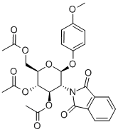4-Methoxyphenyl 3,4,6-Tri-O-acetyl-2-deoxy-2-phthalimido-β-D-glucopyranoside Structure,138906-41-9Structure