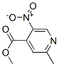 (9ci)-2-甲基-5-硝基-4-吡啶羧酸甲酯结构式_139004-86-7结构式