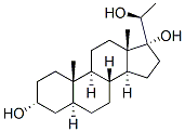3-Alpha,17-alpha,20-beta-三羟基-5-alpha-孕烷结构式_13933-75-0结构式