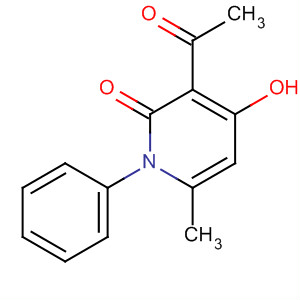3-Acetyl-4-hydroxy-6-methyl-1-phenyl-2(1h)-pyridinone Structure,13959-06-3Structure