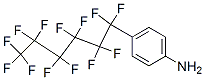 4-全氟己基苯胺结构式_139613-90-4结构式