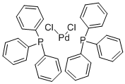 Bis(triphenylphosphine)palladium(II) chloride Structure,13965-03-2Structure