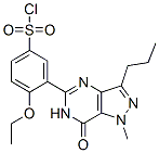 5-(5-氯磺酰基-2-乙氧基苯基)-1-甲基-3-丙基-1,6-二氢-7h-吡唑并[4,3-d]嘧啶-7-酮结构式_139756-22-2结构式