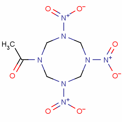 1-乙酰基八氢-3,5,7-三硝基-1,3,5,7-四氮杂环辛四烯结构式_13980-00-2结构式