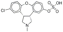 阿塞那平11-羟基硫酸盐结构式_1399103-21-9结构式