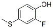 2-氟-4-(甲基硫代)-苯酚结构式_140220-05-9结构式