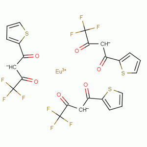 Tris(4,4,4-trifluoro-1-(2-thienyl)-1,3-butanediono)europium(Ⅲ) Structure,14054-87-6Structure