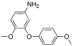 4-Methoxy-3-(4-methoxyphenoxy)aniline Structure,14064-97-2Structure