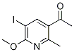 1-(5-碘-6-甲氧基-2-甲基吡啶-3-基)-1-乙酮结构式_1407516-47-5结构式