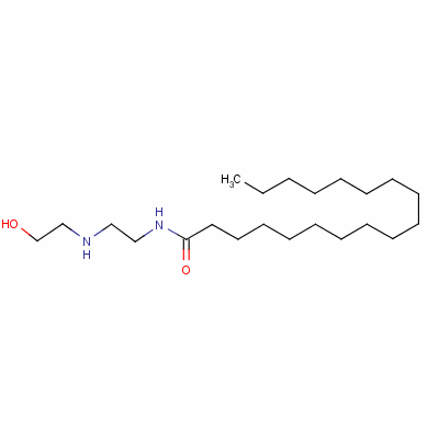 Octadecanamide, n-[2-[(2-hydroxyethyl)amino]ethyl]- Structure,141-21-9Structure