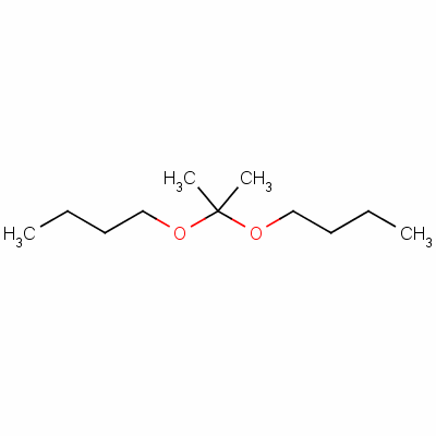 乙酮二-n-丁基乙缩醛结构式_141-72-0结构式