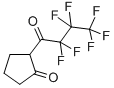 2-(全氟丁酰基)环戊酮结构式_141478-83-3结构式