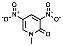 1-甲基-3,5-二硝基-1H-吡啶-2-酮结构式_14150-94-8结构式