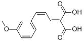 2-[3-(3-Methoxyphenyl)allylidene]malonic acid Structure,14160-39-5Structure
