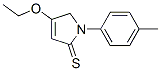 4-乙氧基-1,5-二氢-1-(4-甲基苯基)-2H-吡咯-2-硫酮结构式_141694-15-7结构式
