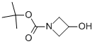 N-Boc-3-羟基氮杂环丁烷结构式_141699-55-0结构式