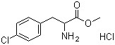 4-氯-DL-苯丙氨酸甲酯盐酸盐结构式_14173-40-1结构式