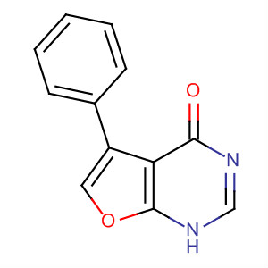 5-苯基呋喃并[2,3-d]嘧啶-4(3H)-酮结构式_141764-36-5结构式