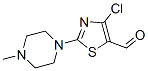 4-Chloro-2-(1-methyl-4-piperazinyl)-5-thiazolecarboxaldehyde Structure,141764-88-7Structure