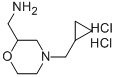 C-(4-环丙基甲基-吗啉-2-基)-甲基胺双盐酸盐结构式_141815-15-8结构式