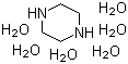 哌嗪六水合物结构式_142-63-2结构式