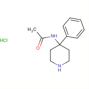 4-乙酰氨基-4-苯基哌啶盐酸盐结构式_142001-86-3结构式