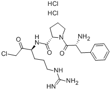PPACK Dihydrochloride[D-Phe-Pro-Arg-chloromethylketone,HCL] Structure,142036-63-3Structure