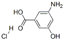 3-氨基-5-羟基苯甲酸盐酸盐结构式_14206-69-0结构式