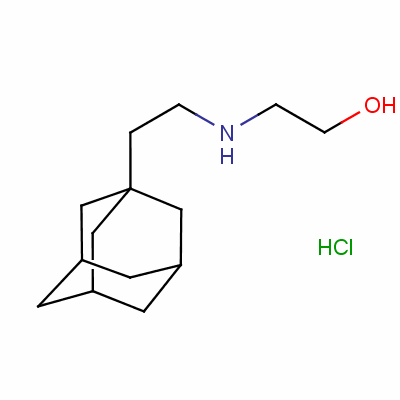 1-(2-(2-Hydroxyethylamino)ethyl)adamantane hydrochloride Structure,14208-99-2Structure