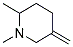 (9ci)-1,2-二甲基-5-亚甲基-哌啶结构式_142209-32-3结构式