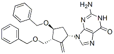 2-Amino-1,9-dihydro-9-[(1S,3R,4S)-4-(benzyloxy)-3-(benzyloxymethyl)-2-methylenecyclopentyl]-6H-purin-6-one Structure,142217-81-0Structure