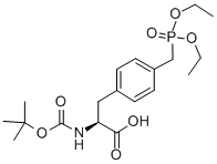 N-boc-(4-diethylphosphonomethyl)-l-phenylalanine Structure,142348-55-8Structure