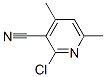 2-Chloro-3-cyano-4,6-dimethylpyridine Structure,14237-71-9Structure