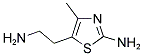 5-(2-氨基乙基)-4-甲基噻唑-2-胺结构式_142437-67-0结构式
