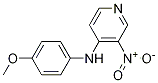 N-(4-甲氧基苯基)-3-硝基吡啶-4-胺结构式_14251-87-7结构式