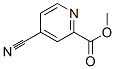(9ci)-4-氰基-2-吡啶羧酸甲酯结构式_142729-98-4结构式