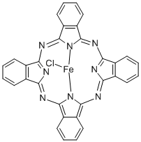 Chloro(phthalocyaninato)iron(III) Structure,14285-56-4Structure