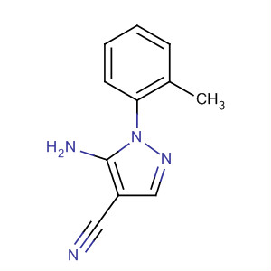 5-氨基-1-邻甲苯-1H-吡唑-4-甲腈结构式_142893-46-7结构式