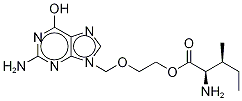 阿昔洛韦L-异亮氨酸酯结构式_142963-63-1结构式
