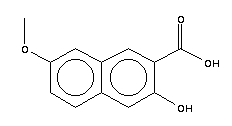 3-Hydroxy-7-methoxy-2-naphthoic acid Structure,143355-56-0Structure