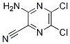 3-氨基-5,6-二氯吡嗪-2-甲腈结构式_14340-28-4结构式