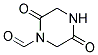 (9ci)-2,5-二氧代-1-哌嗪羧醛结构式_143411-81-8结构式