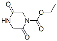 (9ci)-2,5-二氧代-1-哌嗪羧酸乙酯结构式_143411-83-0结构式