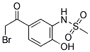N-[5-(2-溴-乙酰基)-2-羟基-苯基]-甲烷磺酰胺结构式_14347-24-1结构式