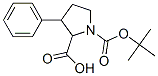 3-苯基吡咯烷-1,2-二羧酸叔丁酯结构式_143979-44-6结构式