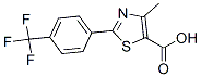 4-Methyl-2-[4-(trifluoromethyl)phenyl]-1,3-thiazole-5-carboxylic acid Structure,144059-86-9Structure