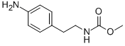 [2-(4-氨基苯基)乙基]氨基甲酸甲酯结构式_144222-20-8结构式