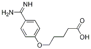 5-(4-Amidinophenoxy)pentanoic acid Structure,144602-61-9Structure